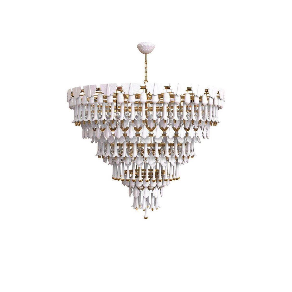 LLADRO' Chandelier Seasons 140 cm Alba 136x140cm Porcellana