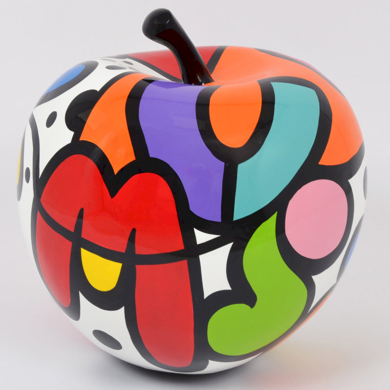 DRIMMER Logan Mela Decorazione Multicolore 50cm Poliresina