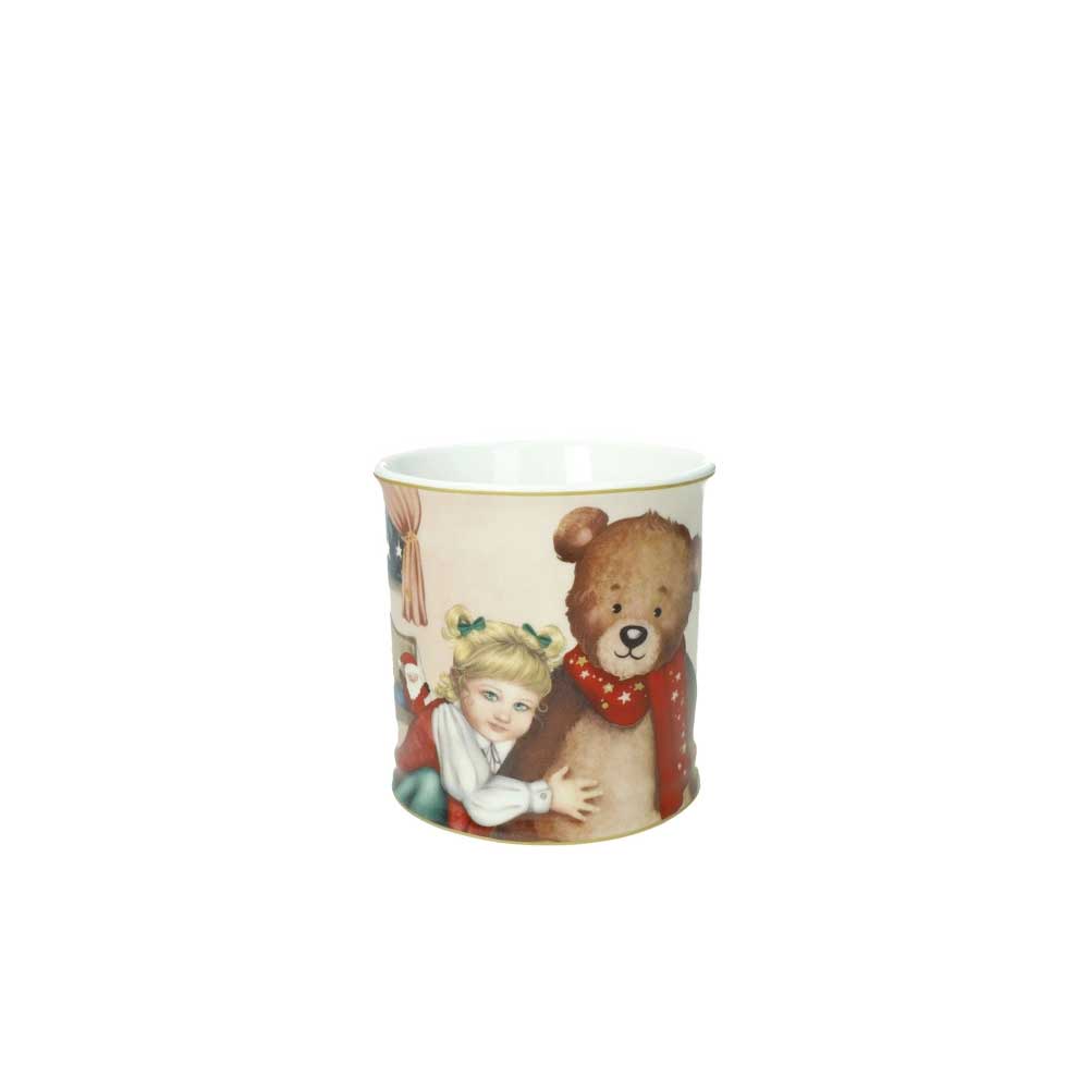 BRANDANI Cuccioli Tazza MUG Bimba con Orsetto 350ml Porcellana
