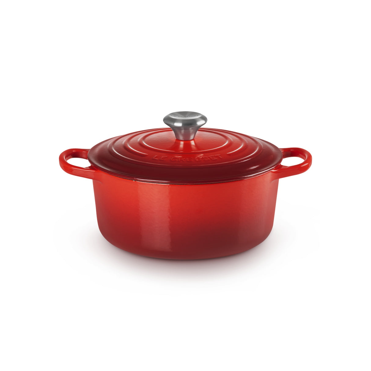 LE CREUSET Cocotte Rotonda Evolution 24cm Ciliegia Ghisa Vetrificata