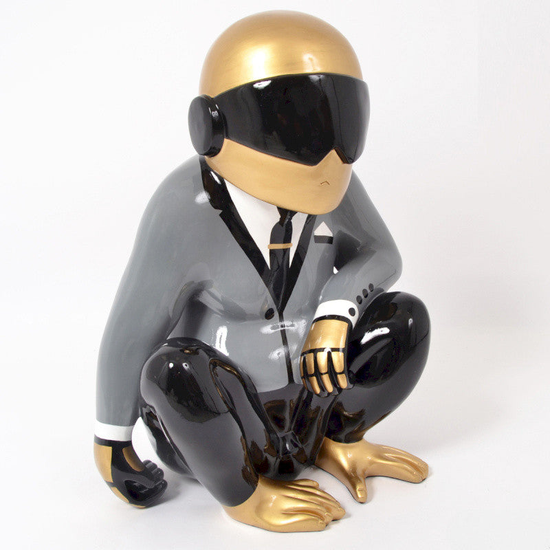 DRIMMER Space Singe Starboy Scimmia Daft Punk 58cm Ceramica
