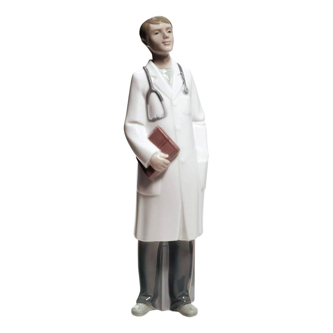 NAO Scultura Figura Dottore 27cm Porcellana