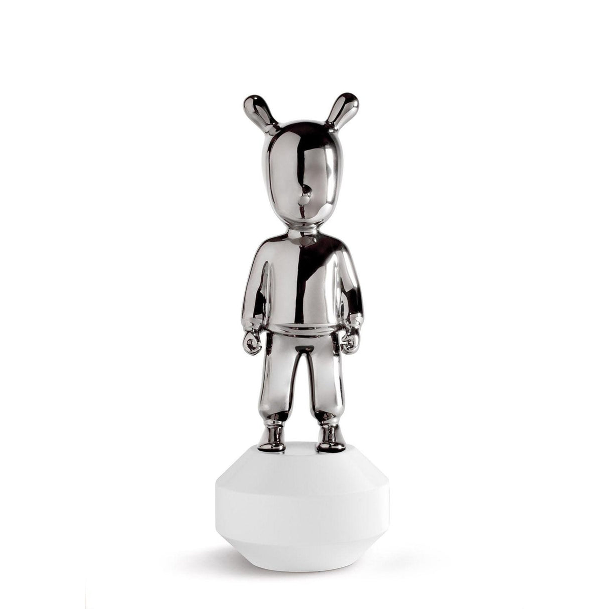LLADRO' Figurina The Silver Guest Modello Piccolo 30x11cm Porcellana