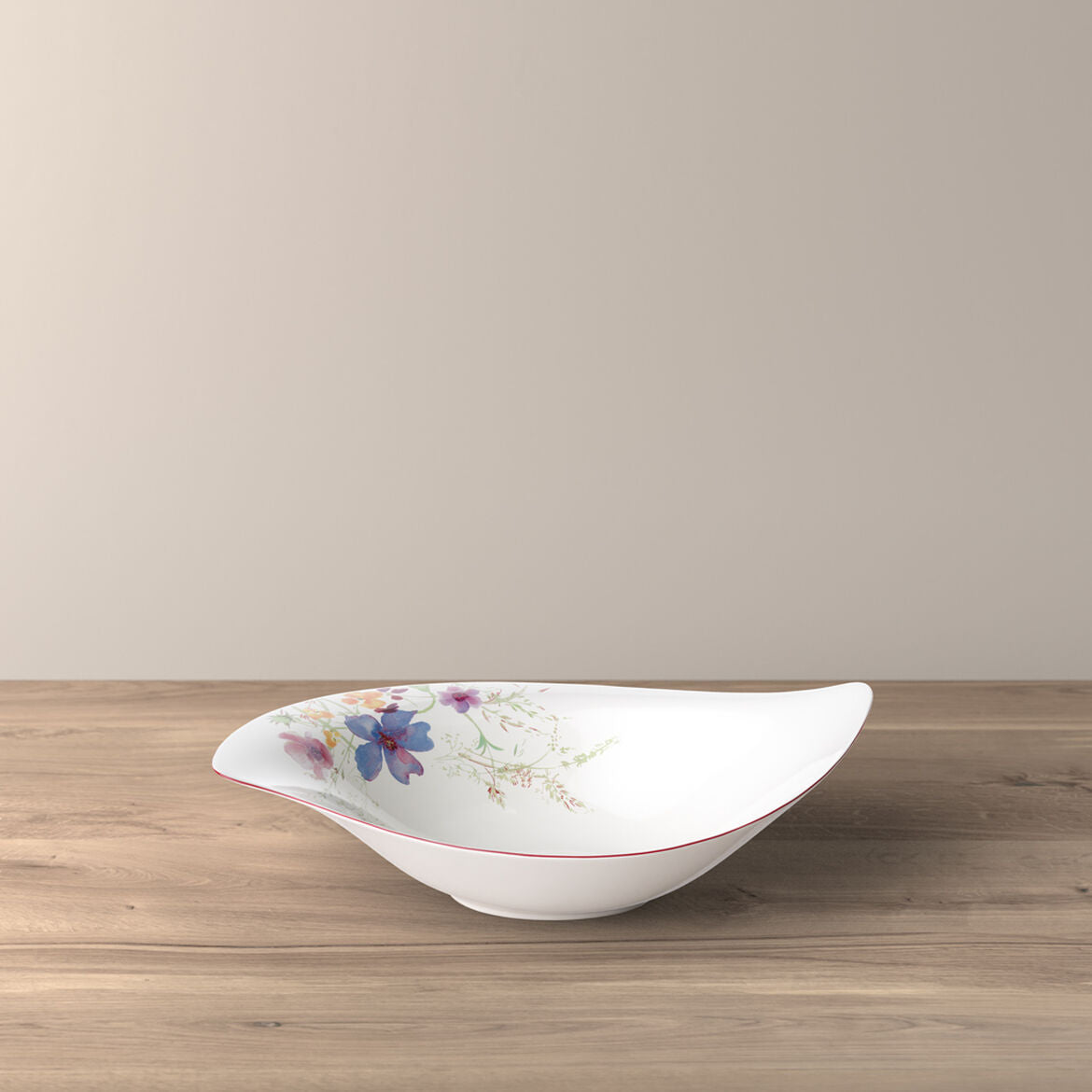 Insalatiera Mariefleur Villeroy & Boch in porcellana con decori floreali 36 cm