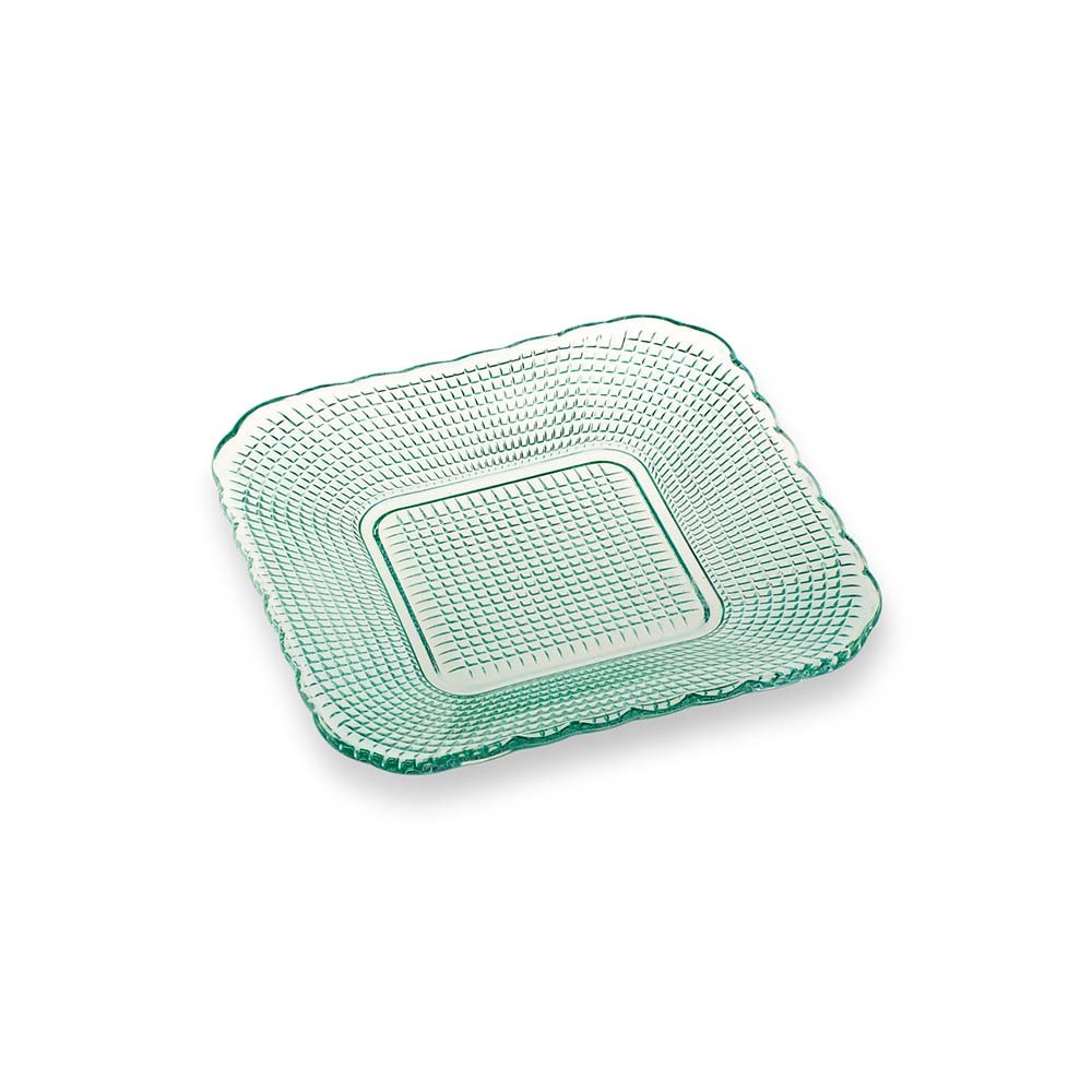 EMÒ ITALIA Convivium Ciotola Svuotatasche Verde 22x22cm Vetro