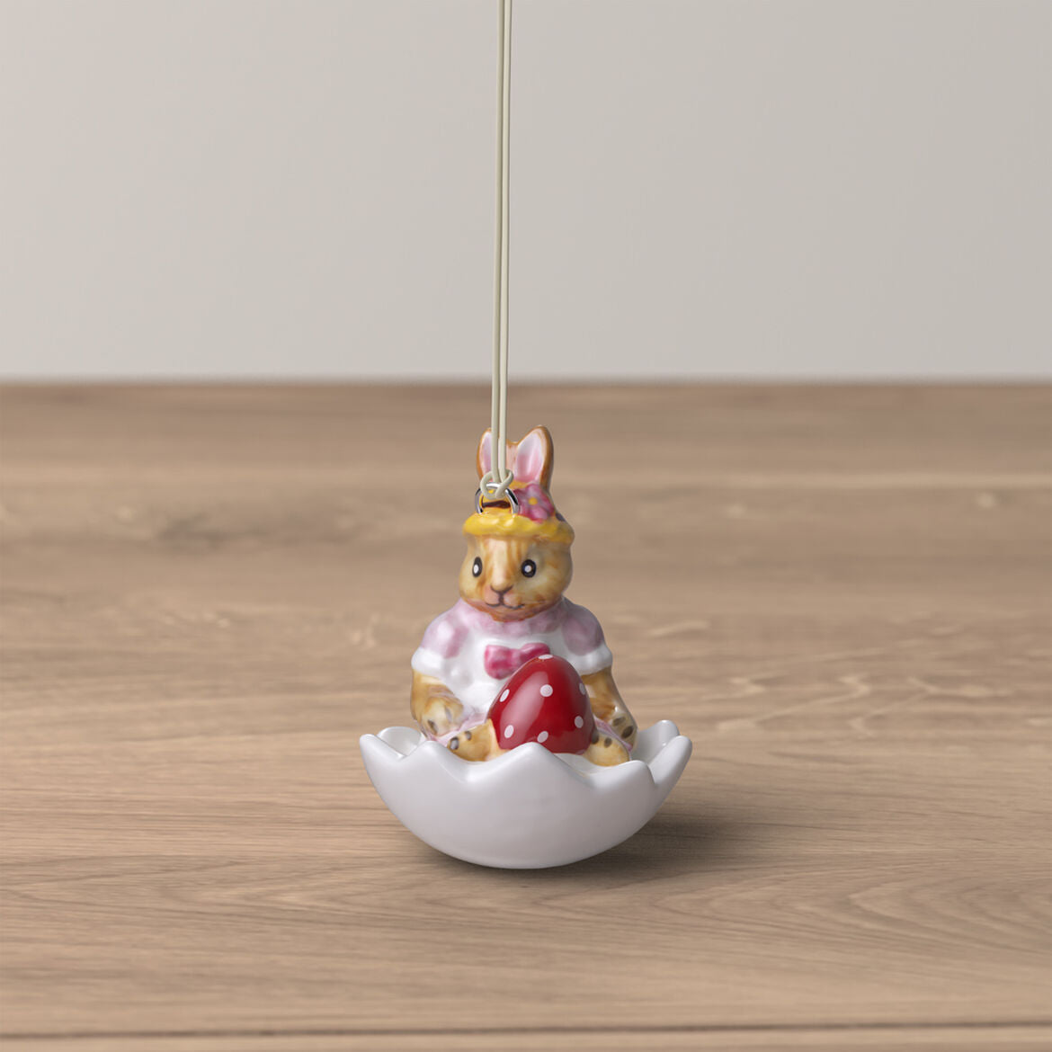 VILLEROY & BOCH Bunny Tales Anna nel Guscio Ornamento Pendaglio 5cm Decorazione Pasquale