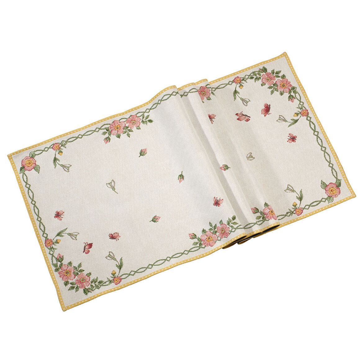 VILLEROY & BOCH Spring Fantasy Gobelin Runner New Flowers Cotone XL 49x143cm