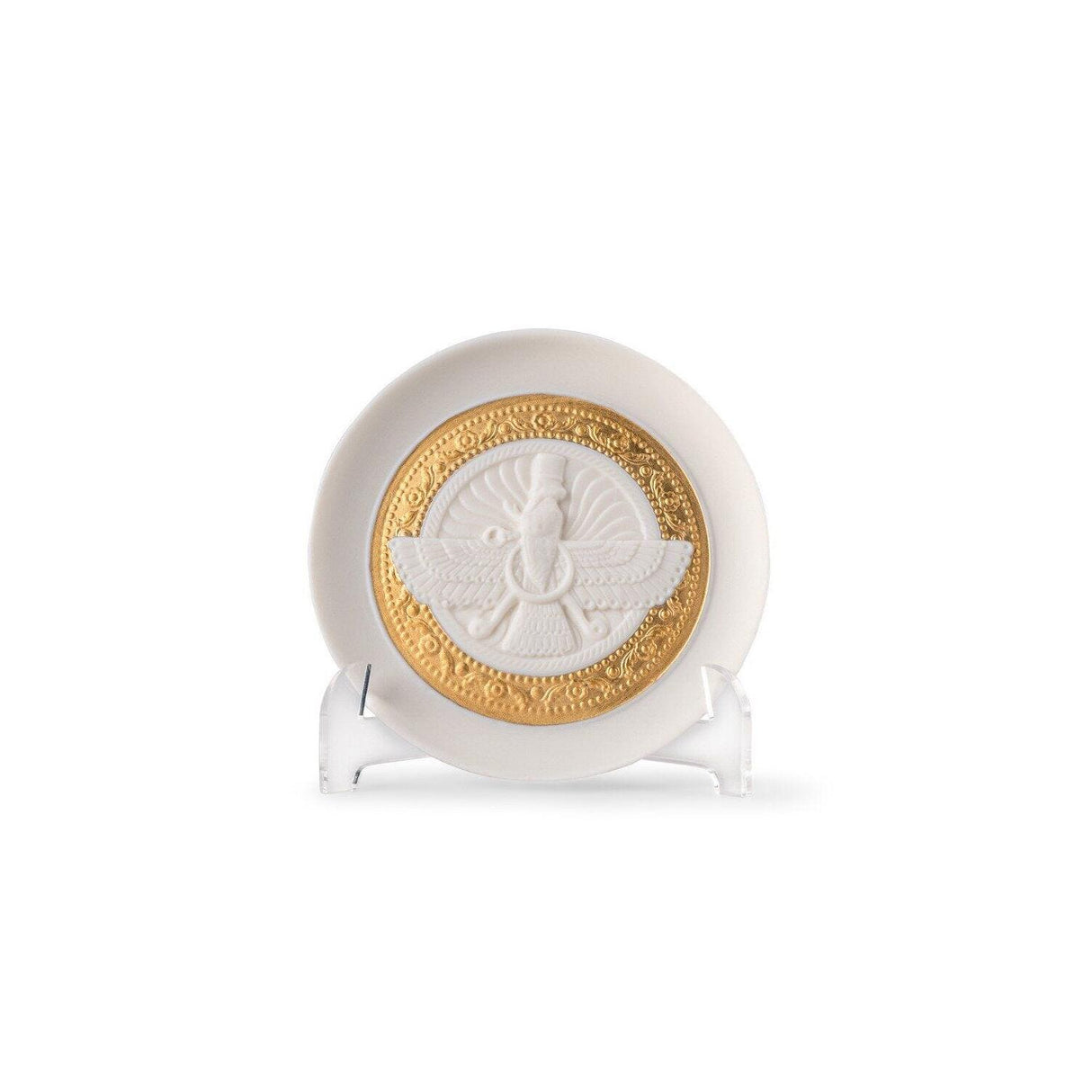 LLADRO' Piatto Asho Farohar 10x10cm Porcellana