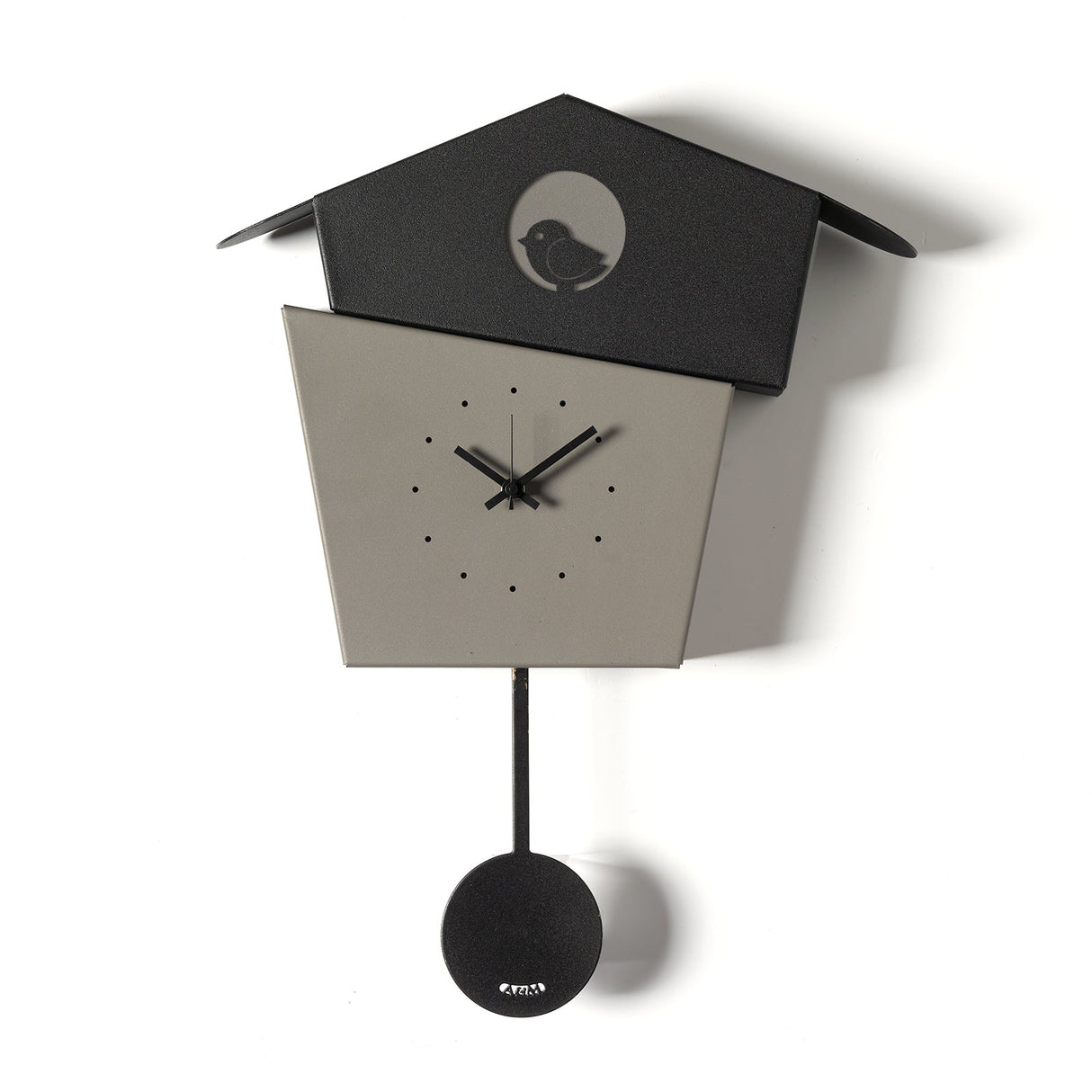 ARTI & MESTIERI Orologio da Parete Picchiarello Nero Fango Nero 45x36cm