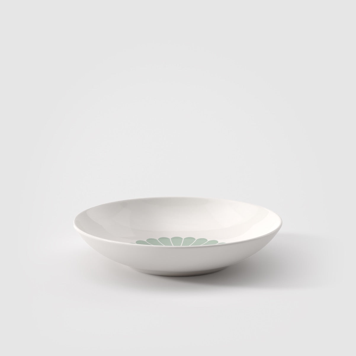 VILLEROY & BOCH Fleur Vert Piatto Fondo per Pasta Set 6 Pezzi 24cm Verde Porcellana