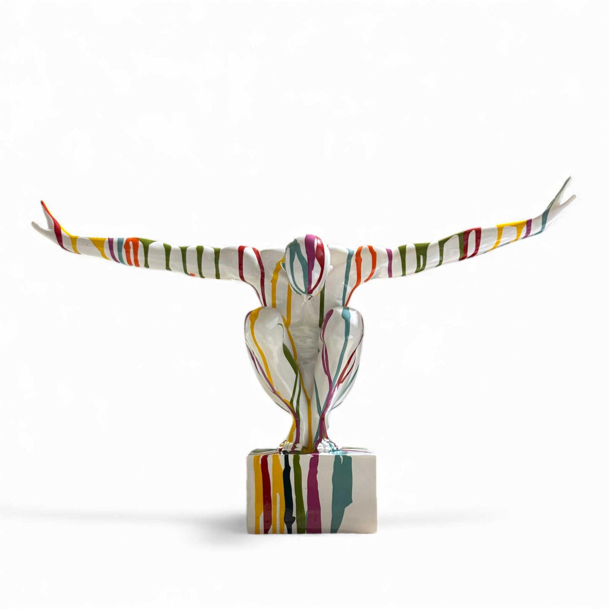 DRIMMER Trash Statua Scultura Uomo 28x49cm Poliresina