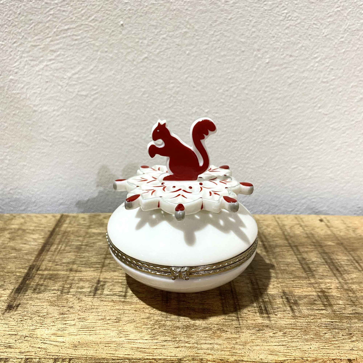 VILLEROY & BOCH Snow Treats Scatola Decorazione Scoiattolo 8,5cm Natale