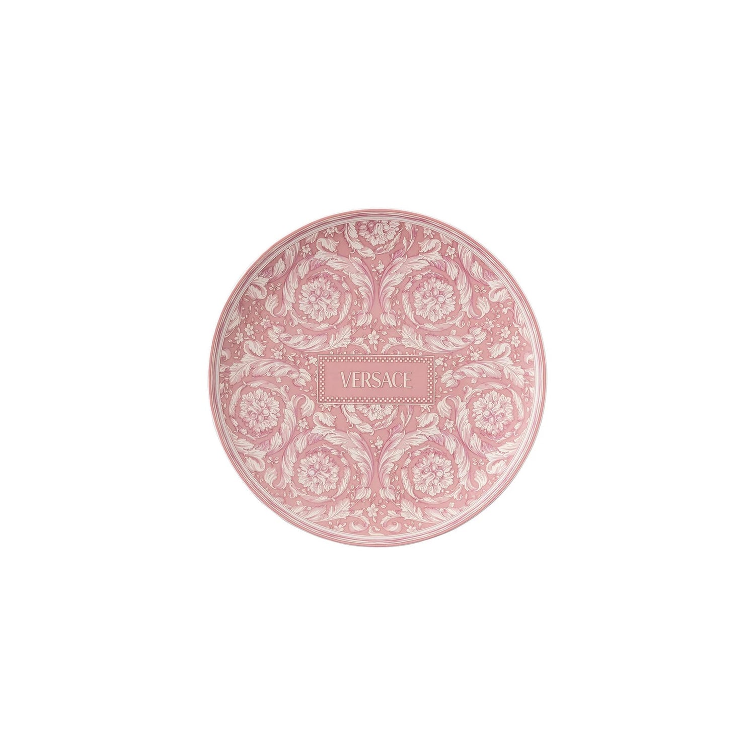 VERSACE Barocco Rose Piatto Piattino 17cm Rosa Porcellana