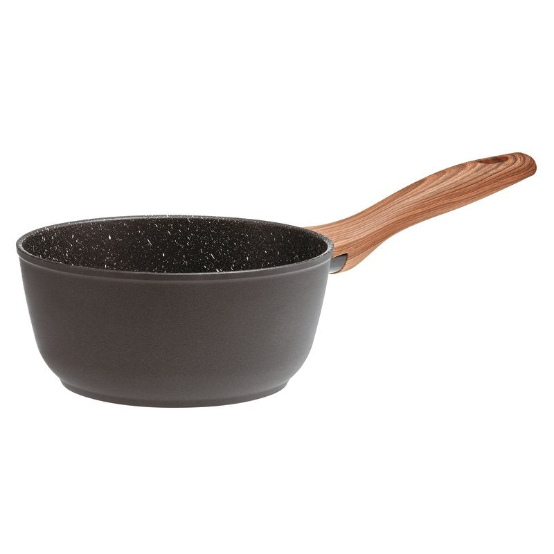 SAMBONET - High Casserole with Handle Rock & Rose Black 18cm