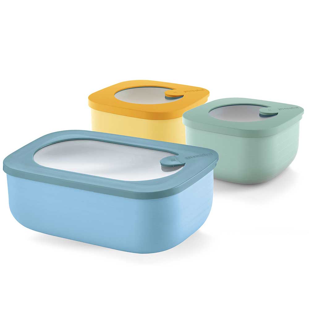 GUZZINI Chef Line Set 3 Contenitori Bassi Store&Plus
