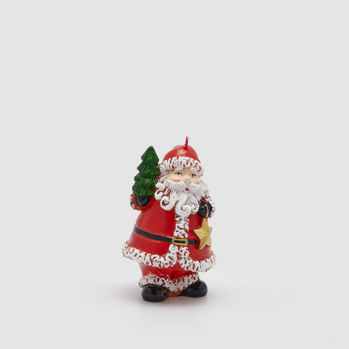 EDG Enzo De Gasperi Candela Natalizia Babbo Natale 12cm Rosso
