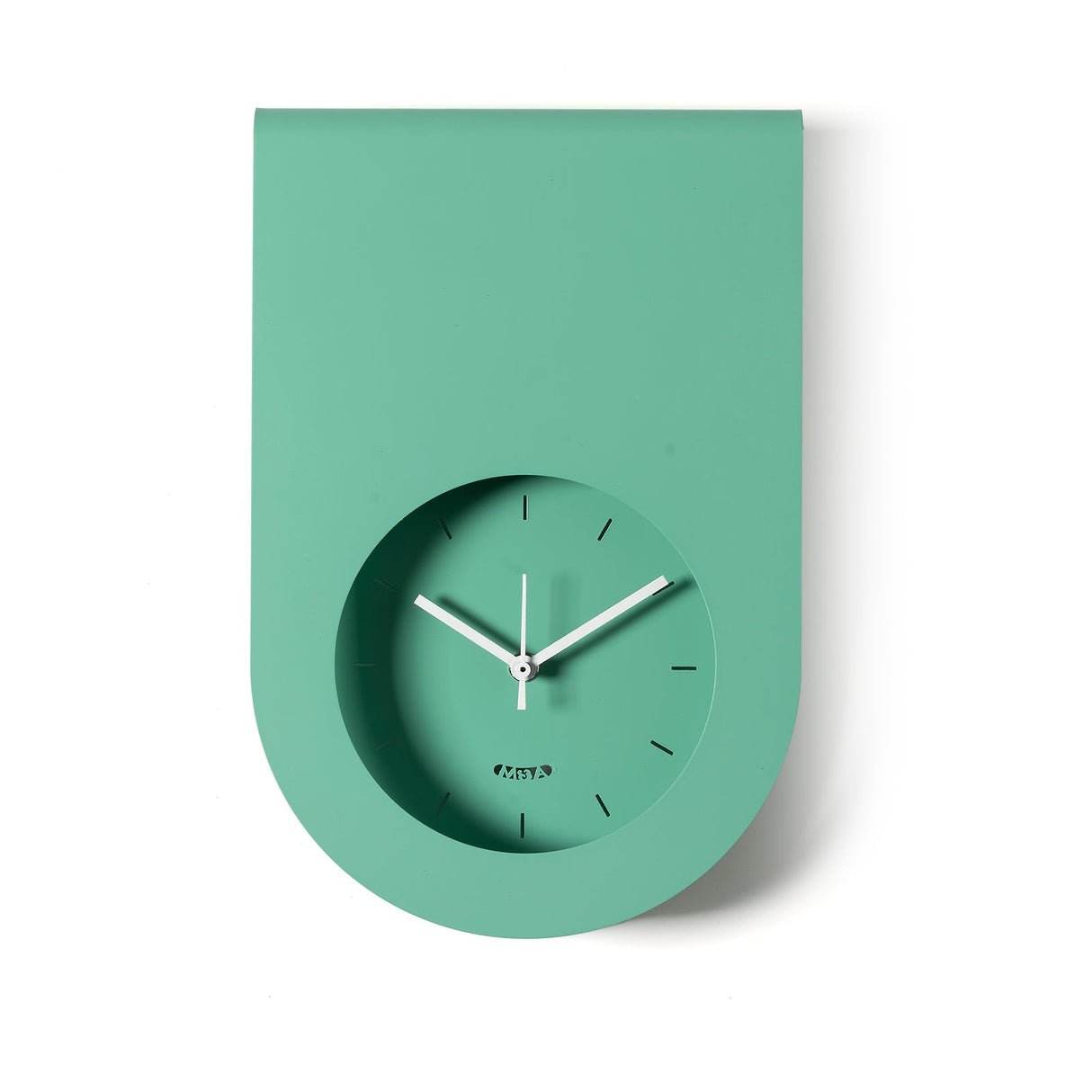 ARTI & MESTIERI Orologio di Design Minimal Lembo Verde Acqua 32x21cm