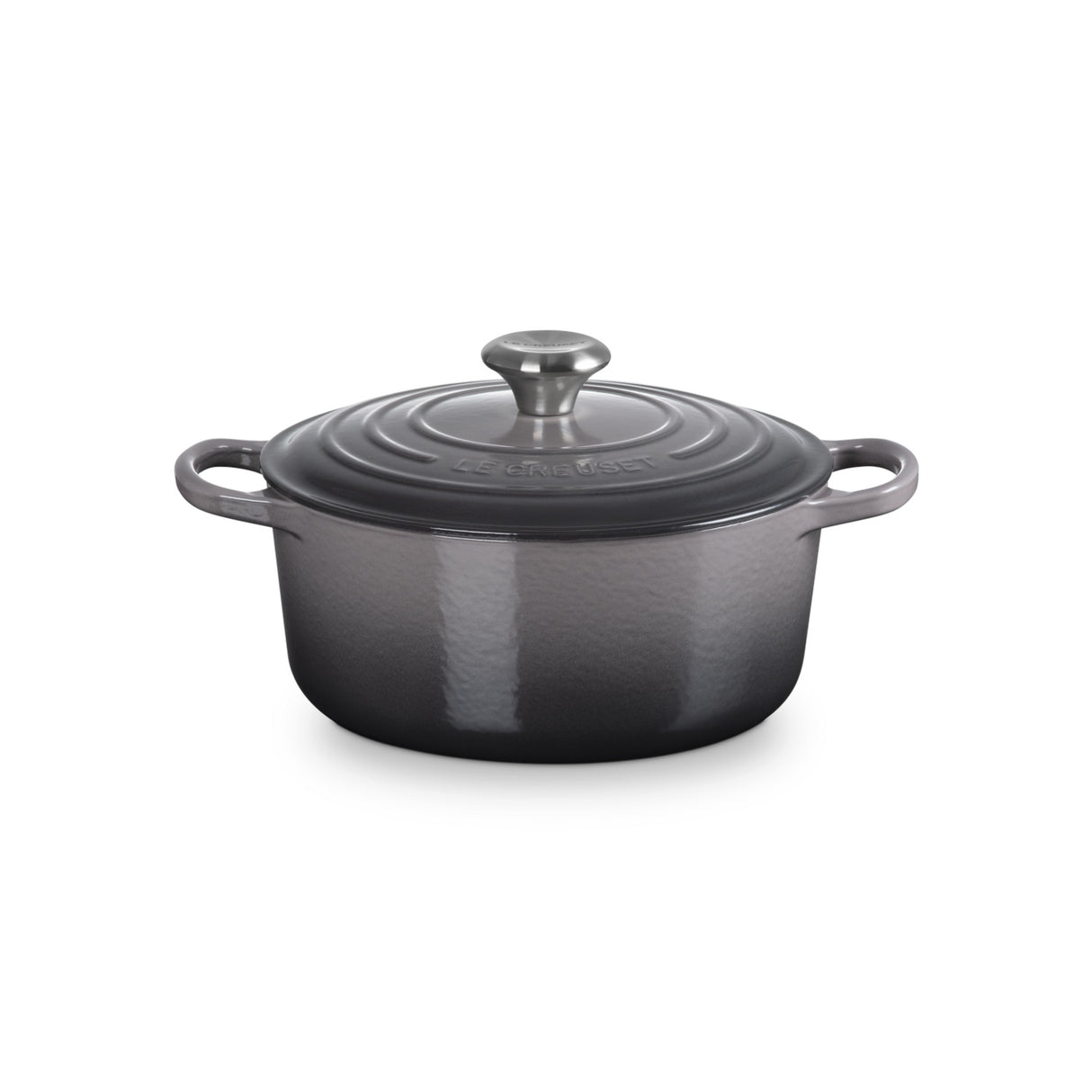 LE CREUSET Cocotte Rotonda Evolution 24cm Flint Ghisa Vetrificata