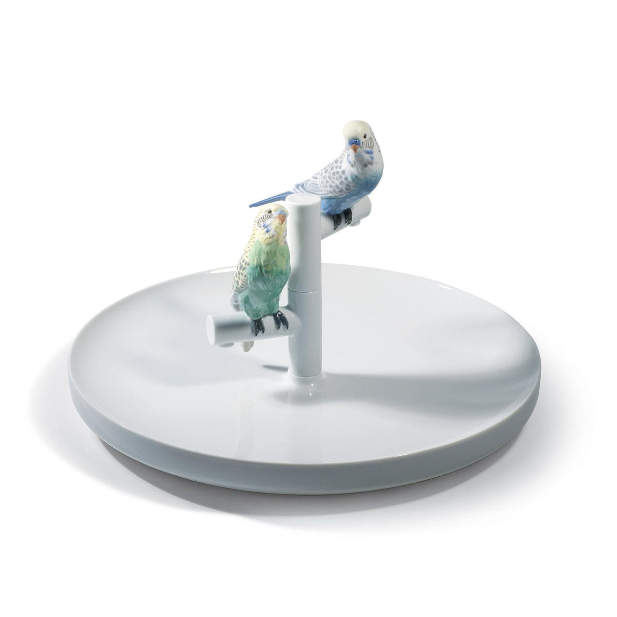 LLADRO' Piatto Parrot Romance 29x41cm Porcellana