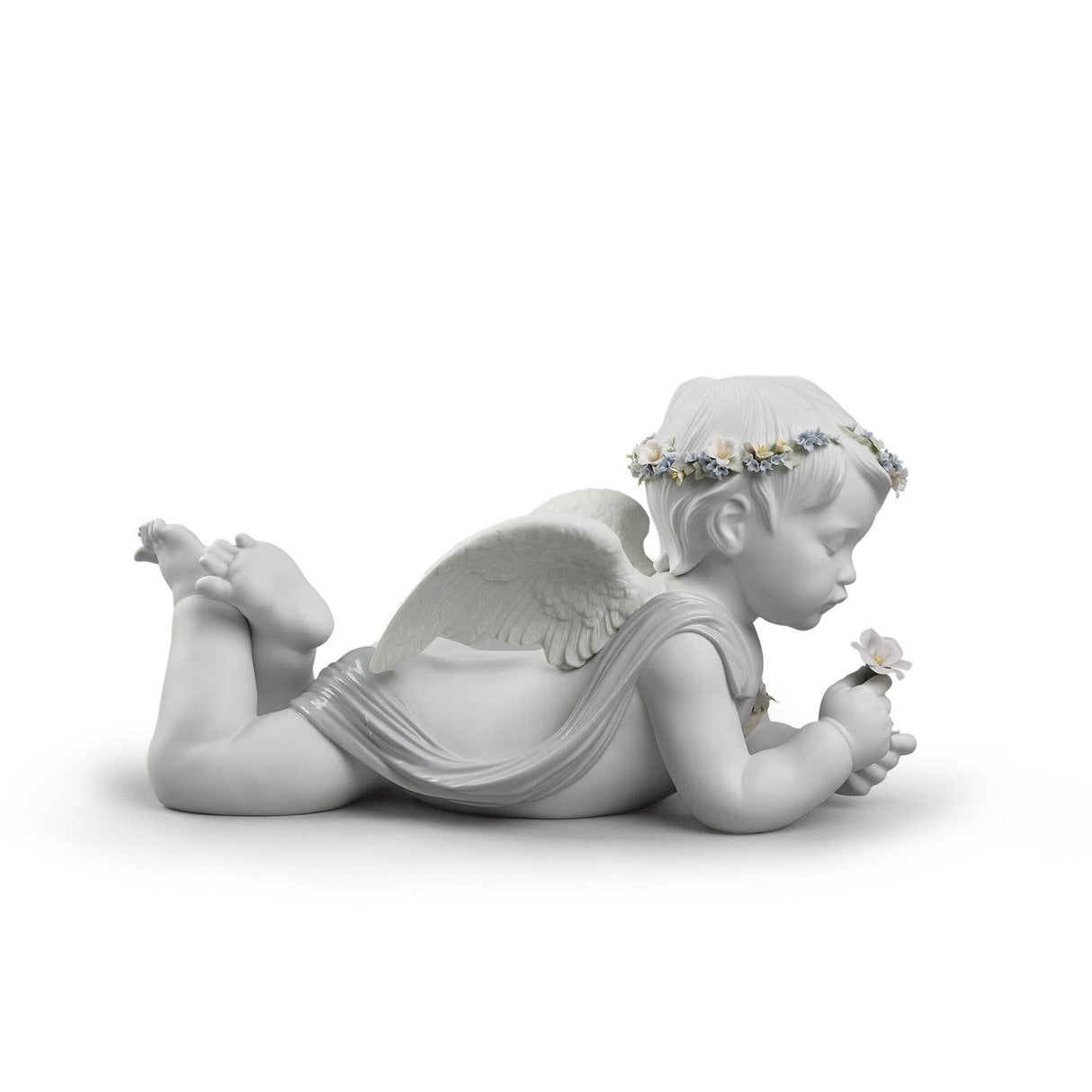 LLADRO' Figurina Mio Amato Angelo 26x49cm Porcellana