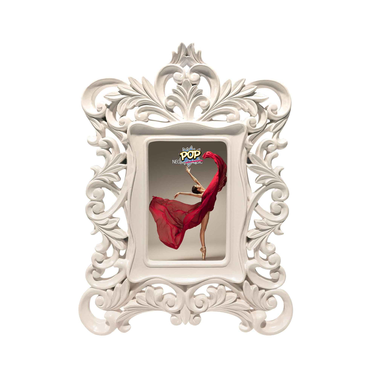 PALAIS ROYAL Neopop Portafoto Cornice 26x35cm (interno 10x15cm) Bianco