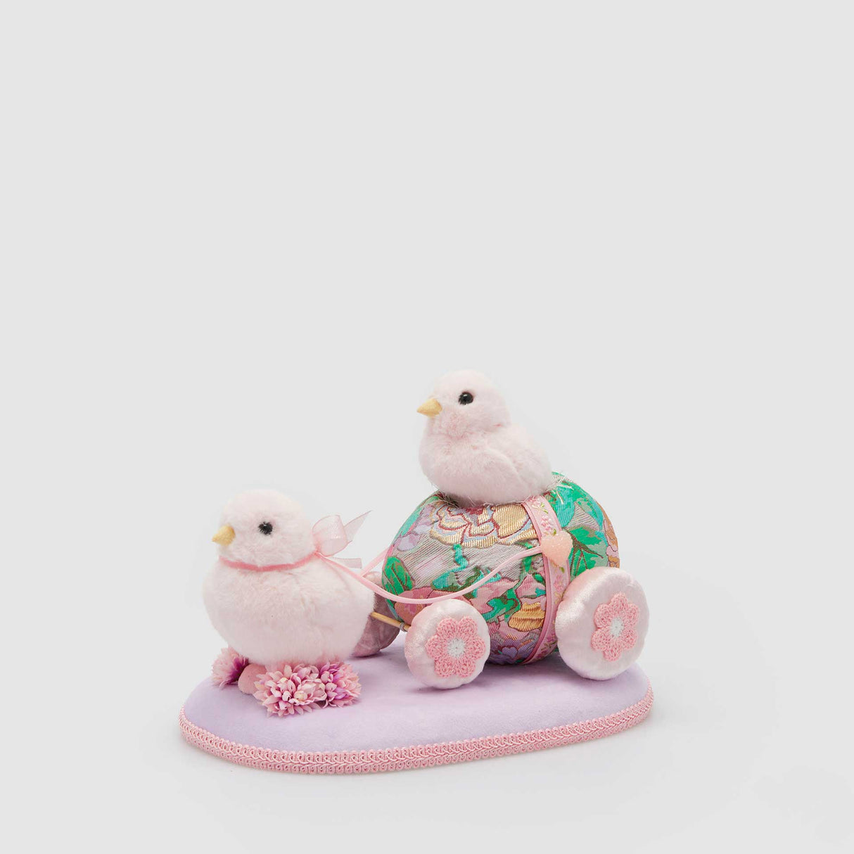 EDG Enzo De Gasperi Decorazione di Pasqua Pulcini su Carretto 28x20cm