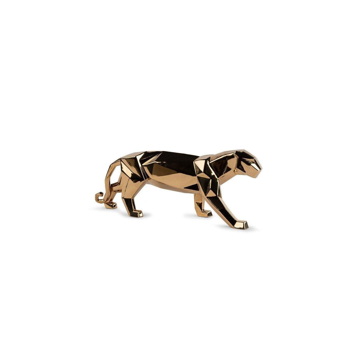 LLADRO' - Porcelain Gold Panther Statue Figure 50cm