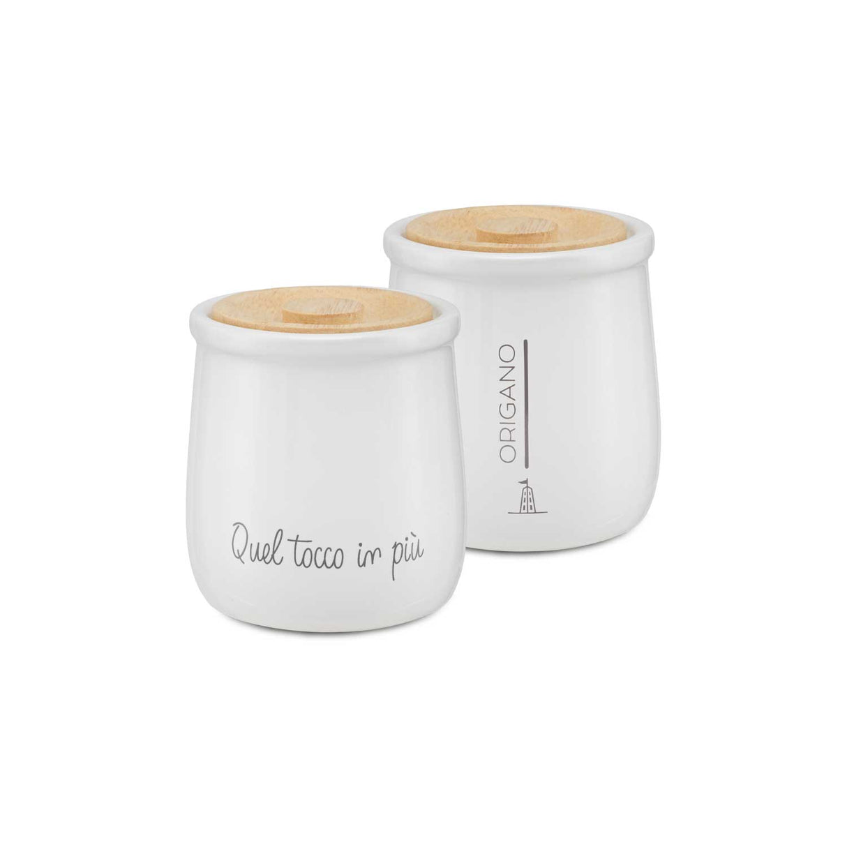 LA PORCELLANA BIANCA Gli Onesti Barattolo Origano 180ml Bianco Porcellana