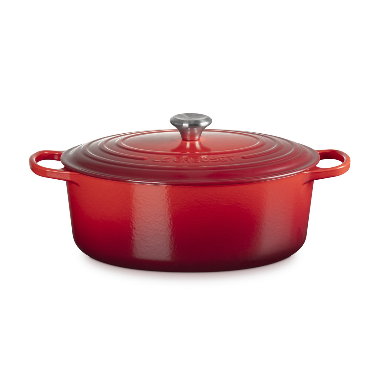 LE CREUSET Cocotte Ovale Evolution 33cm Ciliegia Ghisa Vetrificata