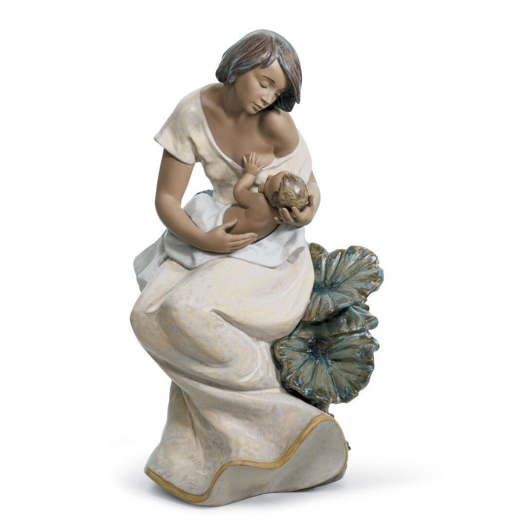 LLADRO' - Porcelain statue figure Mother Maternal bonds