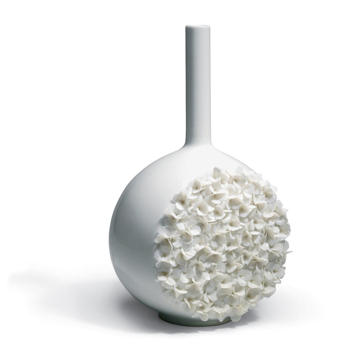 LLADRO' Vaso Canvas Arazzo di Fiori 38x23cm Porcellana