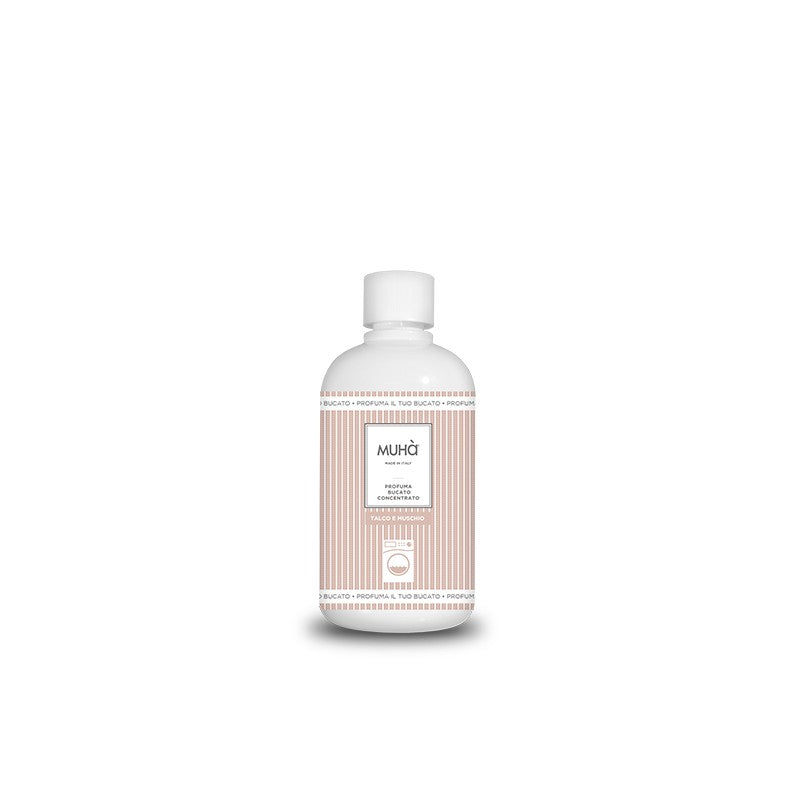 MUHA' Laundry Perfume Washing Machine 400ml Talc and Musk