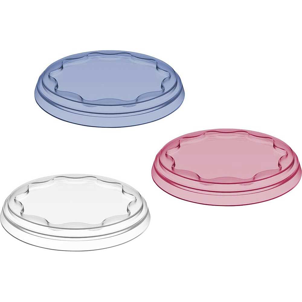 KOZIOL Fresh Set 3 Coperchi Multiuso Riutilizzabili 10cm Plastica