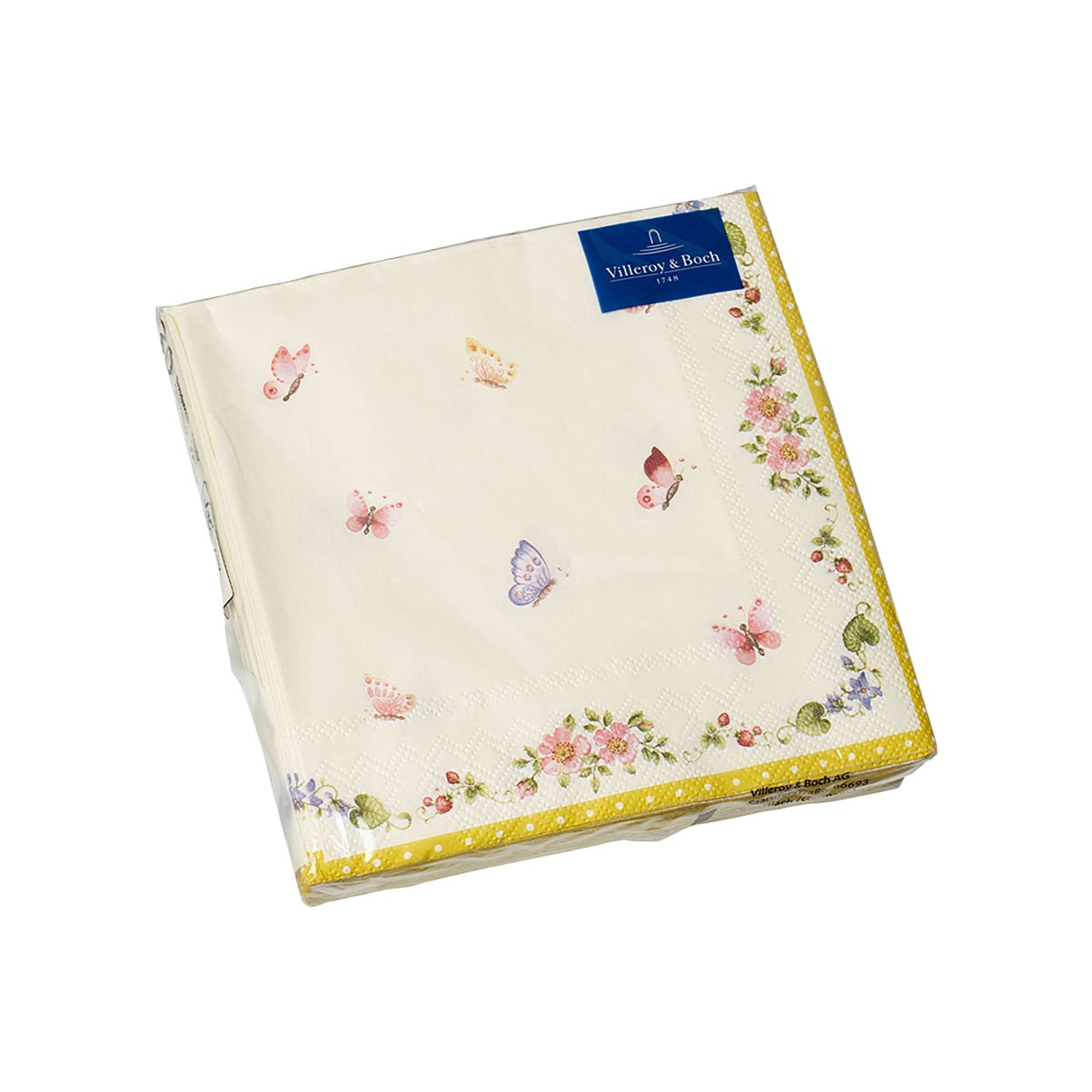 VILLEROY & BOCH Spring Fantasy Tovaglioli Farfalle 20 Pezzi 25x25cm Carta