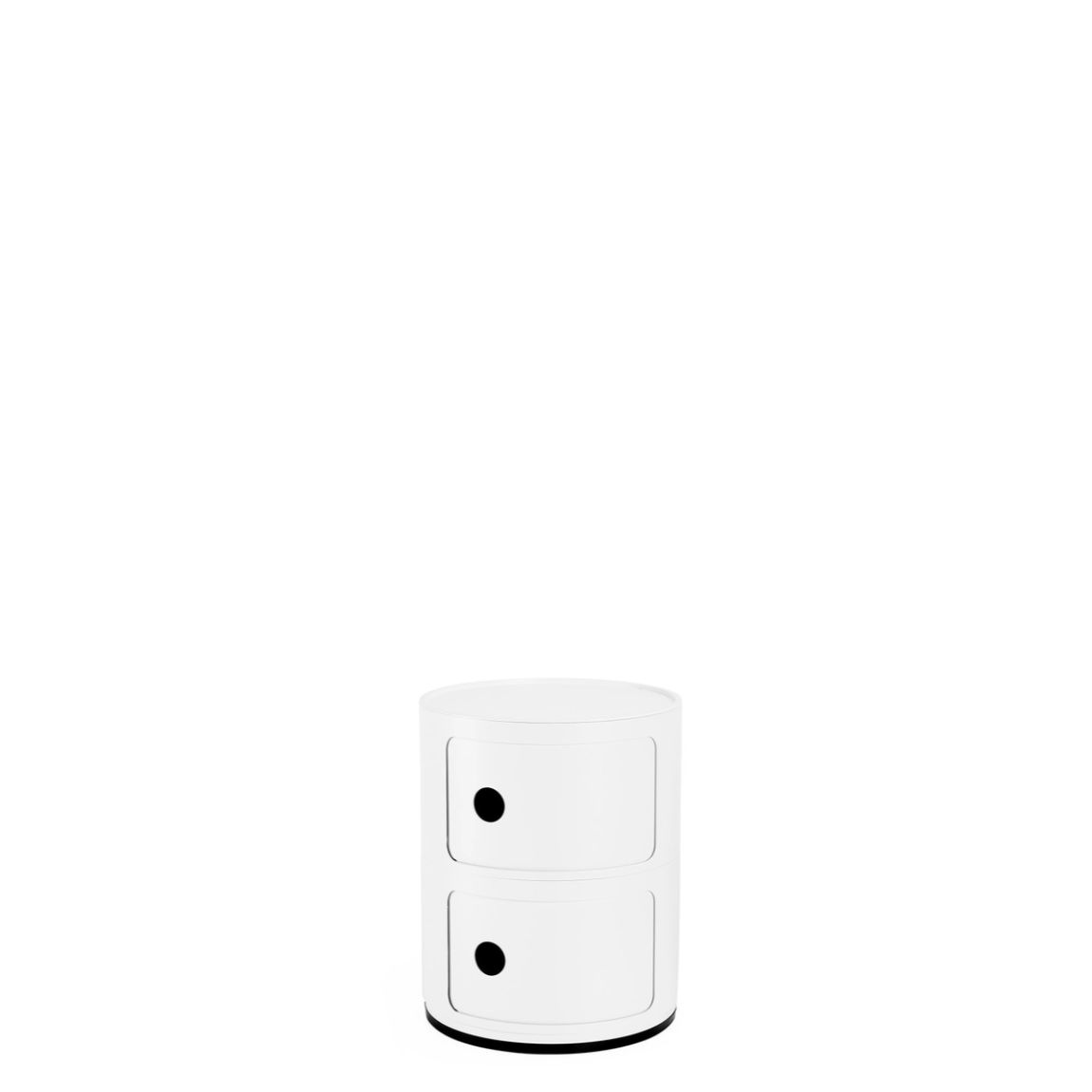 KARTELL Componibili Recycled Matt White 40x32cm Container 2 Drawers