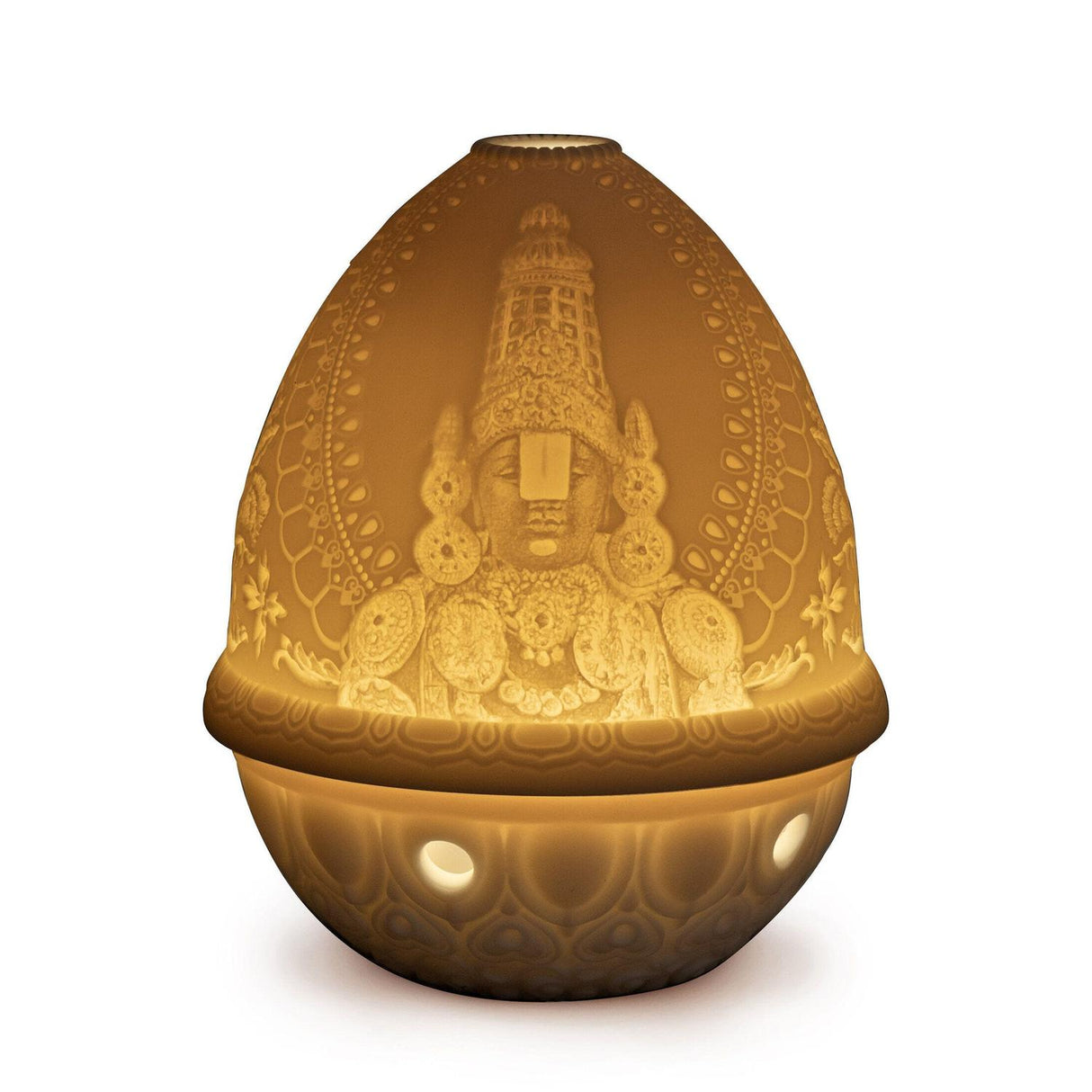 LLADRO' Litofania Lord Balaji 12x9cm Porcellana