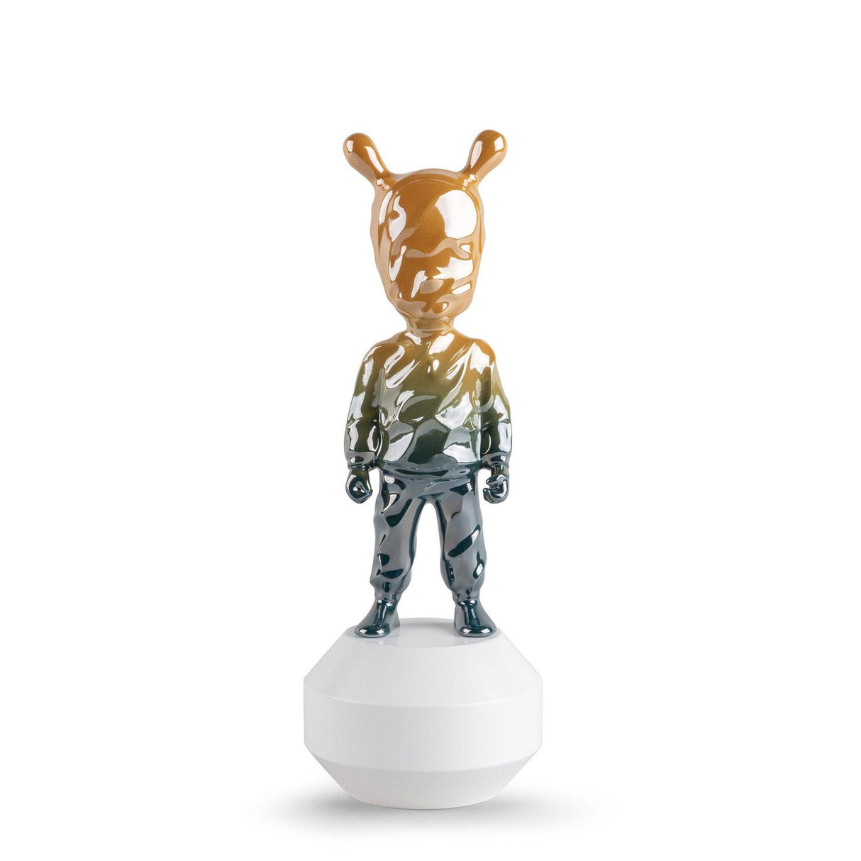 LLADRO' Scultura The Guest By Supakitch Modello Piccolo Serie Numerate 30x11cm Porcellana