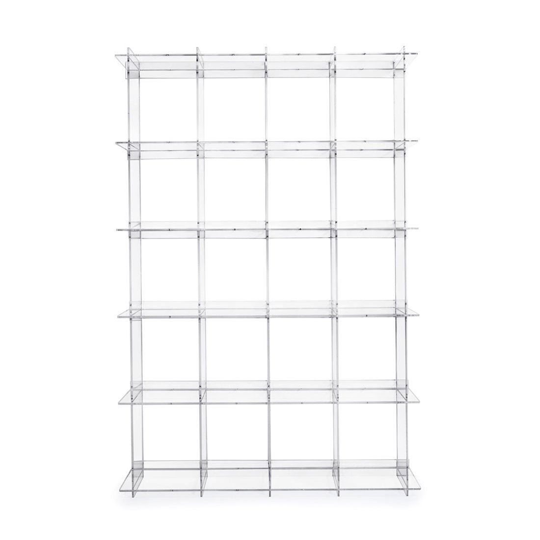 iPLEX Atmosfera 4 Libreria in PMMA 202x131cm Trasparente Made in Italy