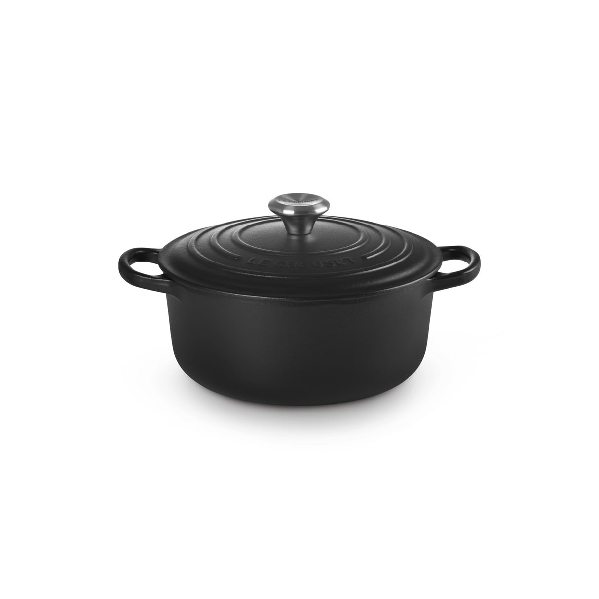 LE CREUSET Cocotte Rotonda Evolution 20cm Nero Ghisa Vetrificata