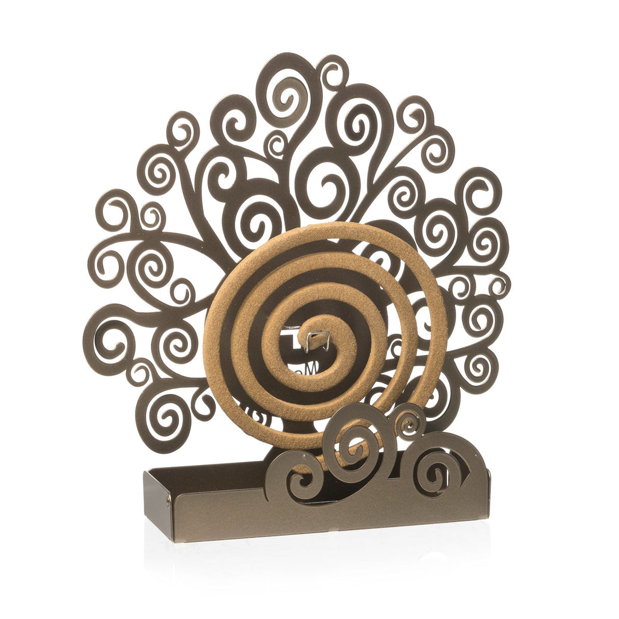 ARTI & MESTIERI Porta Zampirone di Design Albero Della Vita da Tavolo Bronzo