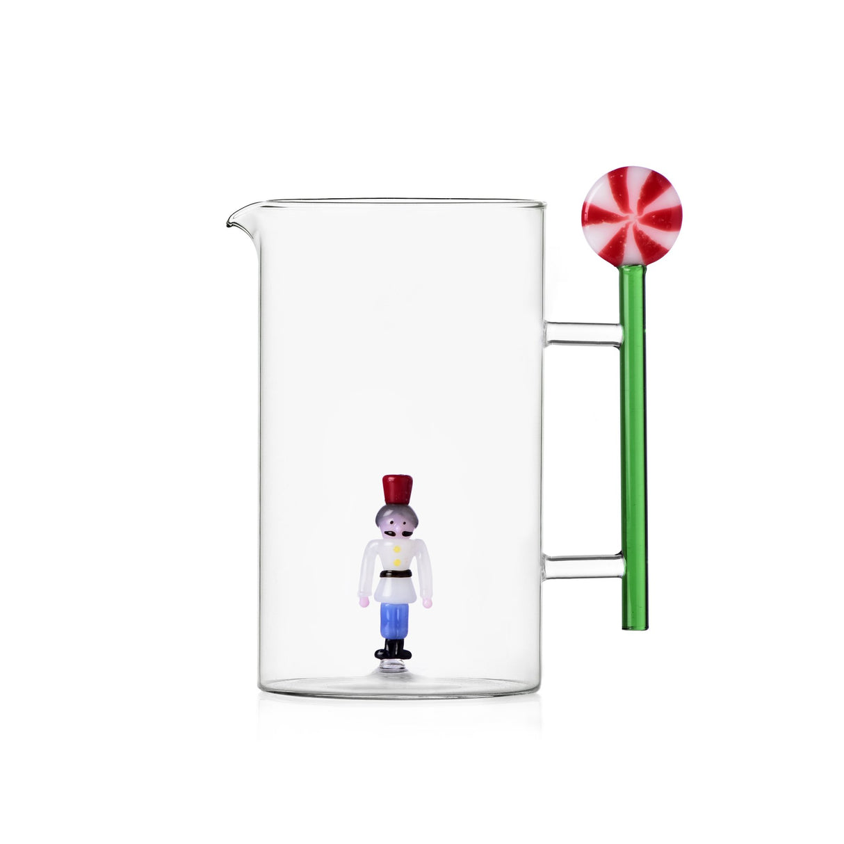 ICHENDORF Schiaccianoci Brocca Lecca-Lecca e Soldatino 18cm Vetro Borosilicato