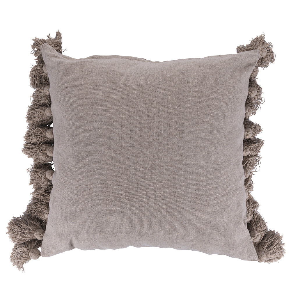 VILLA D'ESTE HOME TIVOLI Cuscino con Nappine Nude 45x45cm Cotone 100%