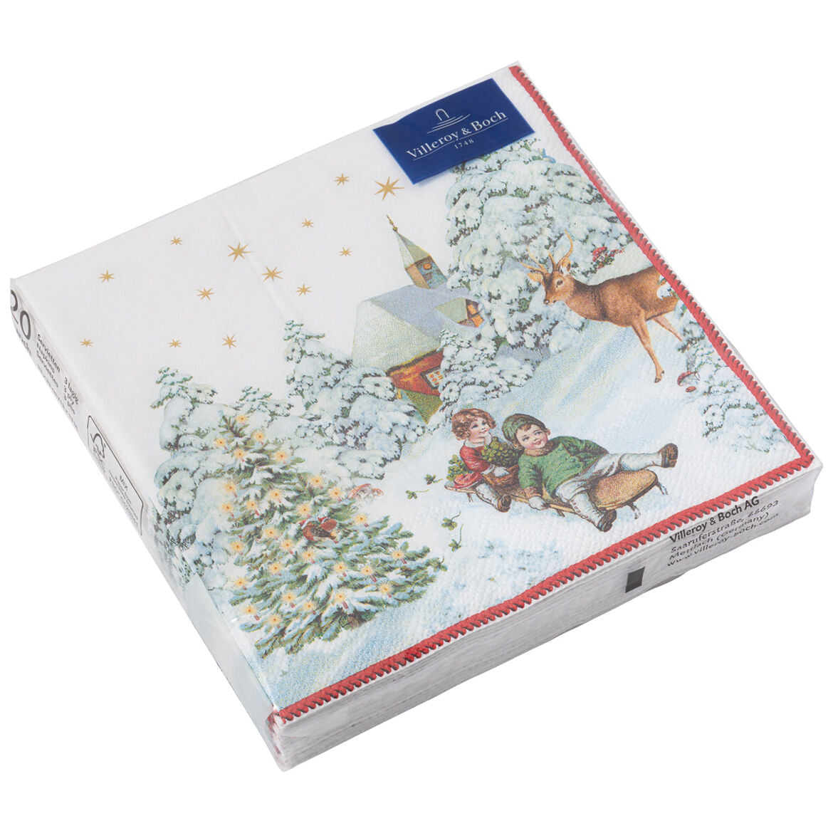 VILLEROY & BOCH Winter Specials Tovagliolo Bambini 33x33cm 20 Pezzi