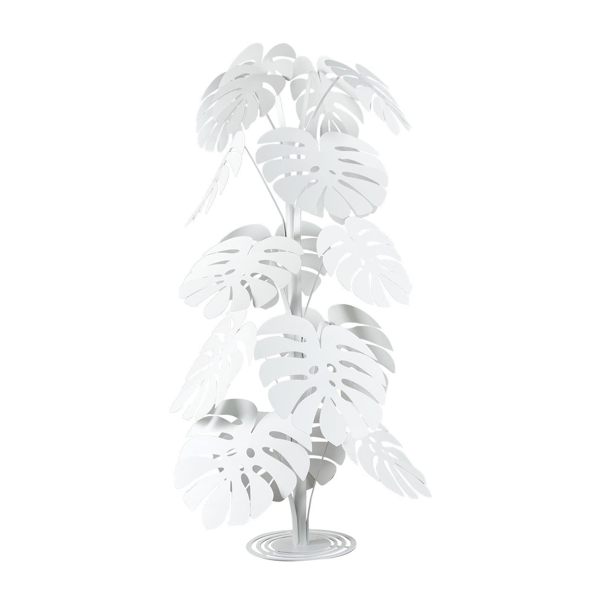 ARTI & MESTIERI Pianta Decorativa Moderna Monstera Grande Bianco