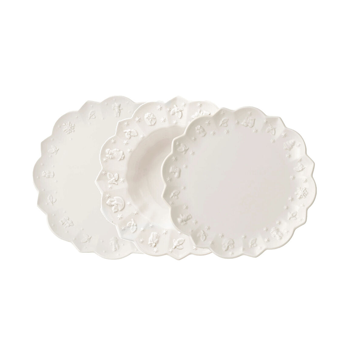 VILLEROY & BOCH Toy's Delight Royal Classic Servizio Tavola Piatti Set 12 Pezzi Porcellana Tavola di Natale
