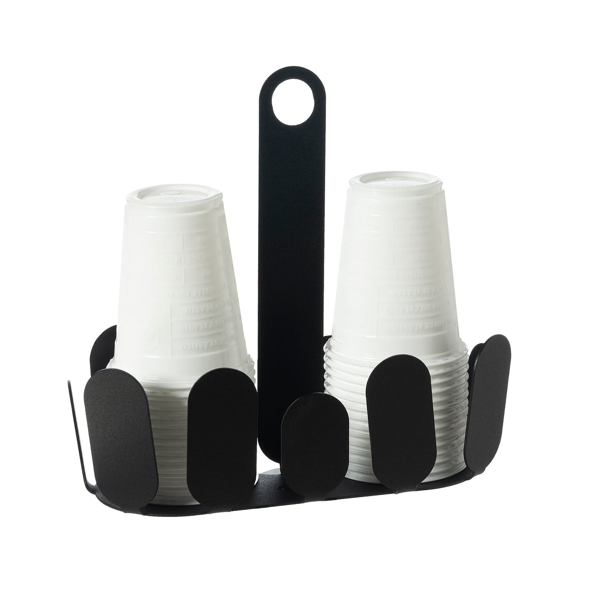 ARTI & MESTIERI Porta Bicchieri Park Nero 20x8,7cm