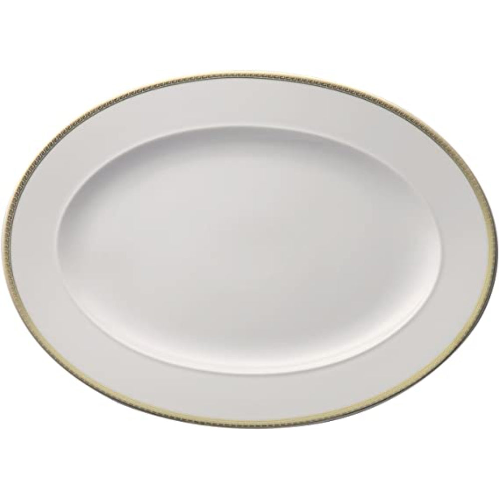 VERSACE Medaillon Meandre d'Or Piatto Ovale da Portata 28cm