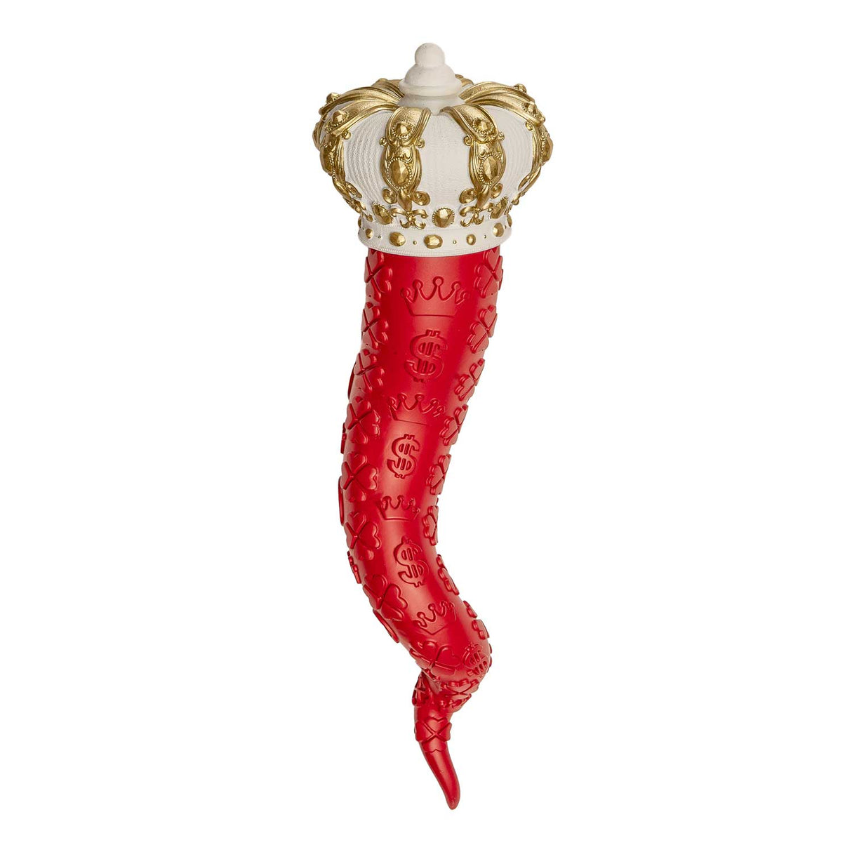 PALAIS ROYAL Cornetto Portafortuna in Resina 25cm Rosso