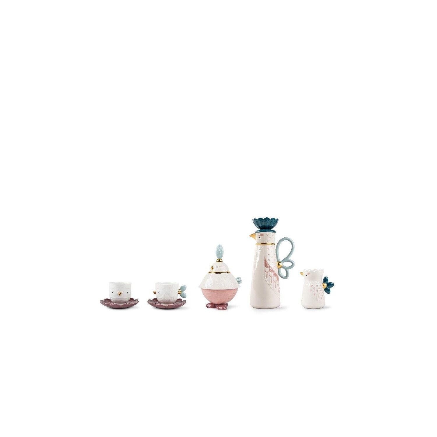 LLADRO' Set da Caffé Kawki 29x68cm Porcellana