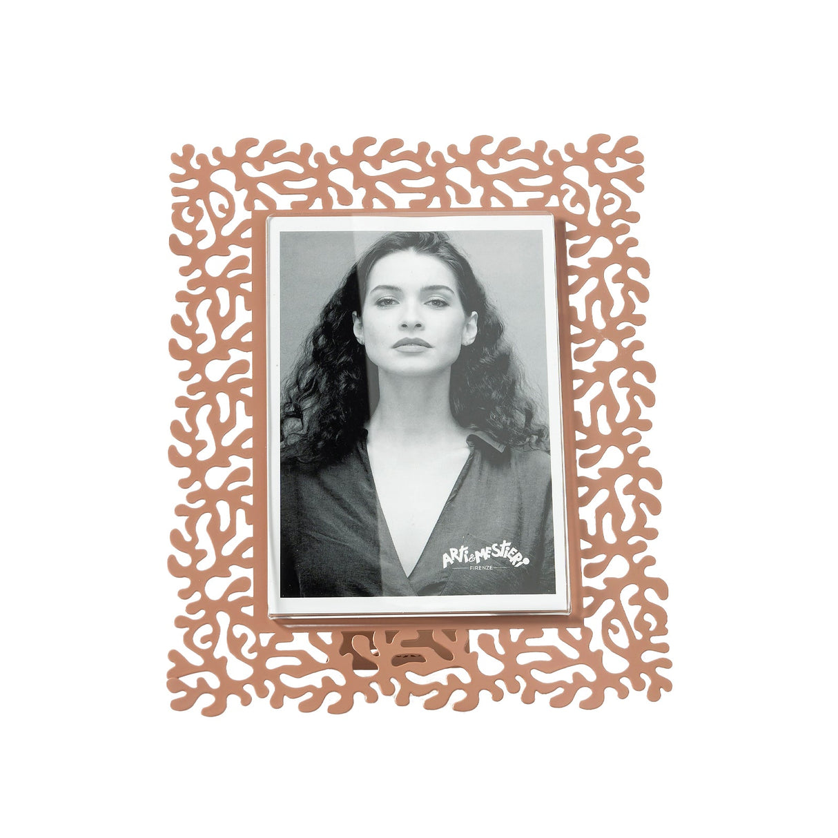 ARTI & MESTIERI Portafoto Corallo Piccolo Mocha Mousse 22x17cm